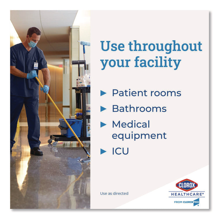 Spore Defense Cleaner Disinfectant, Closed System, 1 gal Refill Bottle, 4/Carton