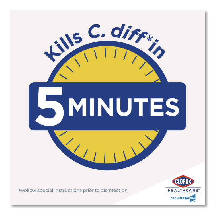 Spore Defense Cleaner Disinfectant, Open System, 1 gal Refill Bottle, 4/Carton