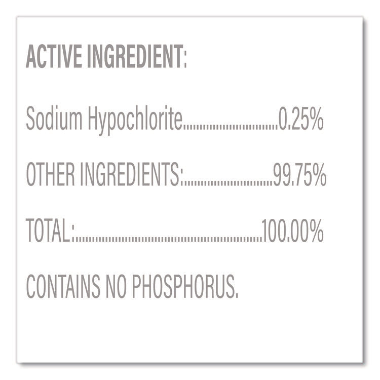 Spore Defense Cleaner Disinfectant, Open System, 1 gal Refill Bottle, 4/Carton
