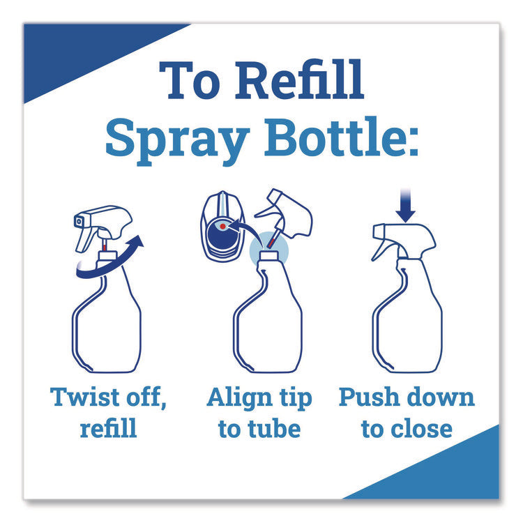 CloroxPro Cleaner Degreaser Disinfectant, 128 oz Refill, 4/Carton