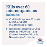 Bleach Germicidal Wipes, 1-Ply, 6.75 x 9, Unscented, White, 70/Canister