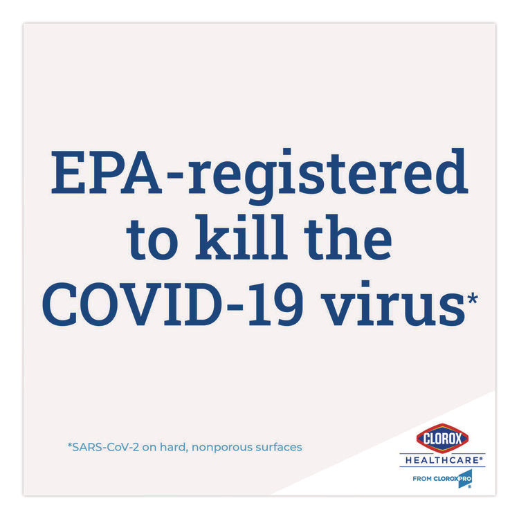 Bleach Germicidal Wipes, 1-Ply, 6.75 x 9, Unscented, White, 70/Canister