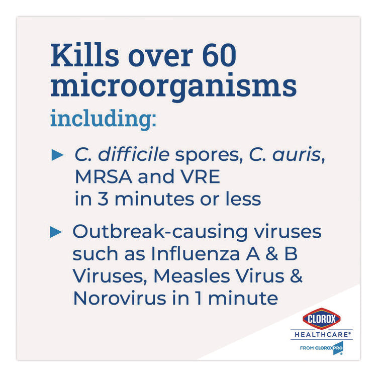 Bleach Germicidal Wipes, 1-Ply, 6.75 x 9, Unscented, White, 70/Canister, 6 Canisters/Carton