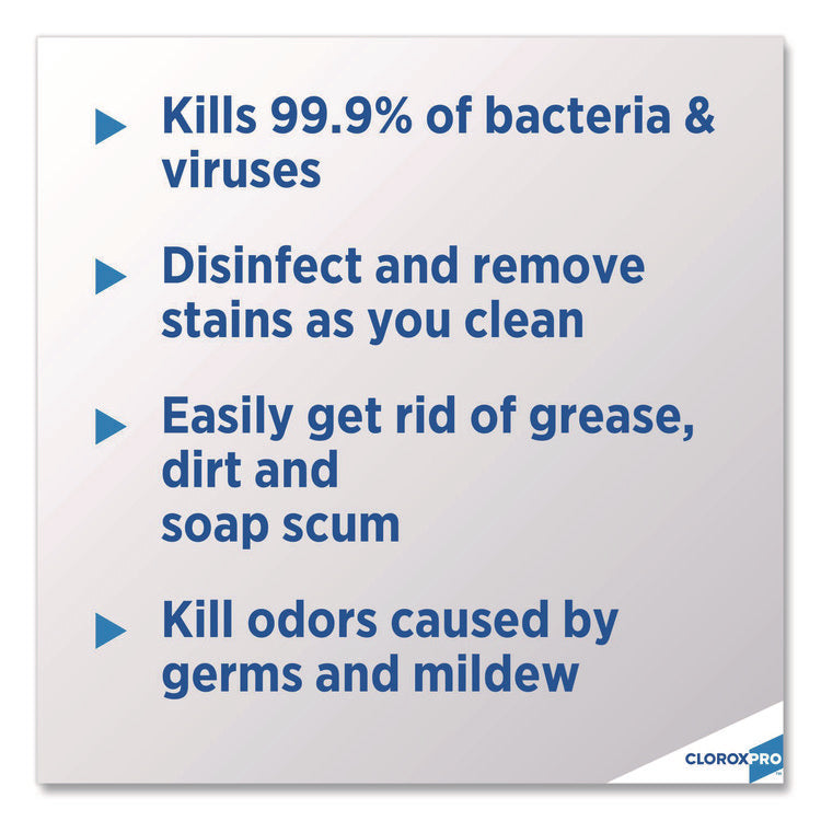 CloroxPro Clean-Up Disinfectant Cleaner with Bleach, 32 oz Smart Tube Spray, 9/Carton