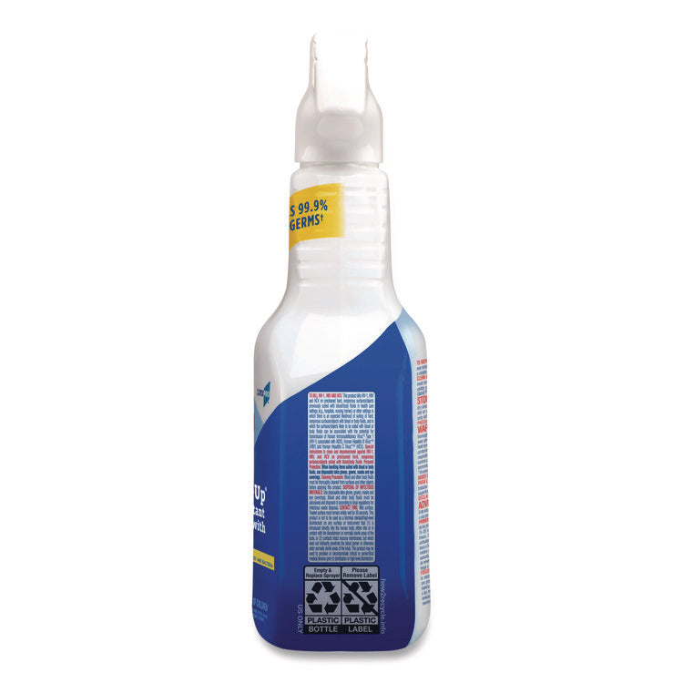 CloroxPro Clean-Up Disinfectant Cleaner with Bleach, 32 oz Smart Tube Spray, 9/Carton