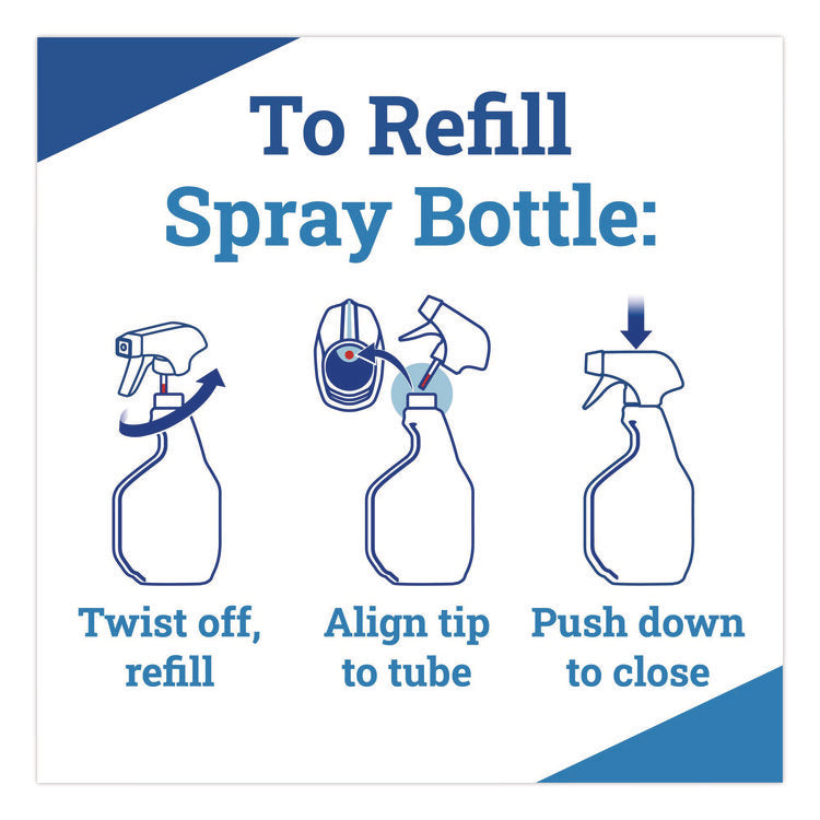 CloroxPro Disinfecting Soap Scum Remover Spray, 32 oz Smart Tube Spray, 9/Carton