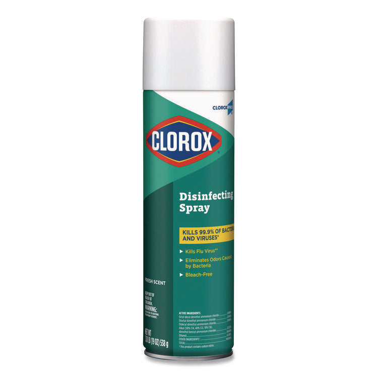 Disinfecting Spray, Fresh, 19 Oz Aerosol Spray