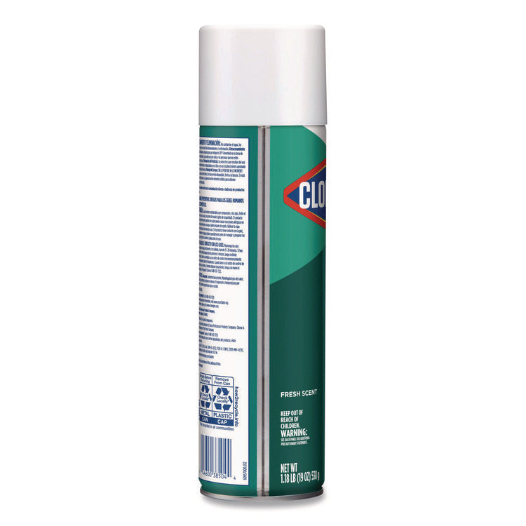 Disinfecting Spray, Fresh, 19 Oz Aerosol Spray, 12/carton