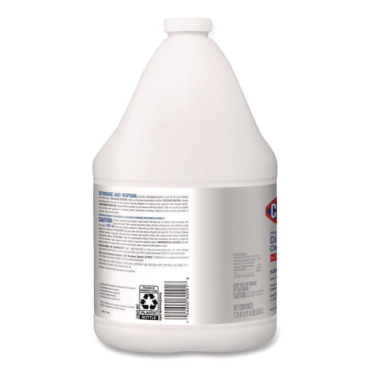 Turbo Pro Disinfectant Cleaner For Sprayer Devices, 121 Oz Bottle, 3/carton