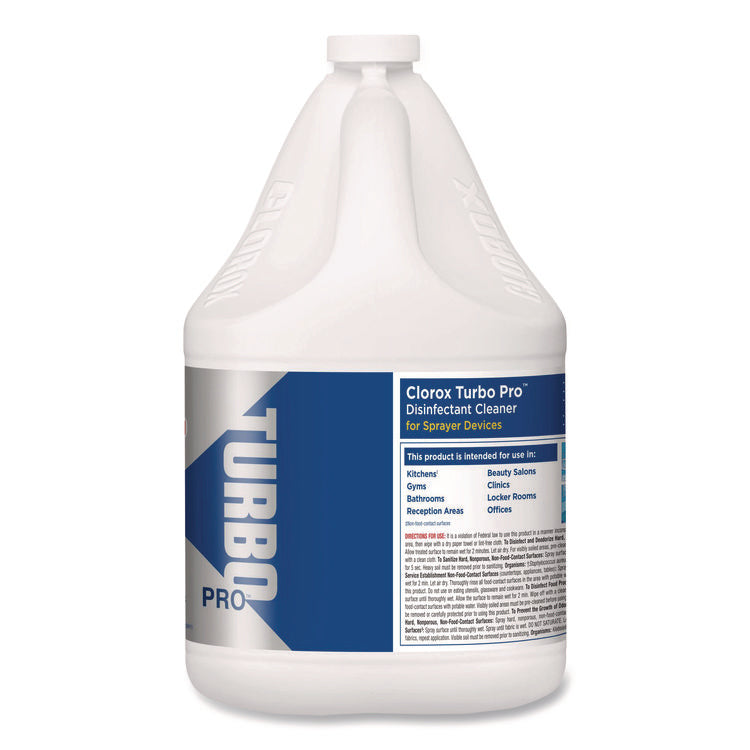 Turbo Pro Disinfectant Cleaner For Sprayer Devices, 121 Oz Bottle, 3/carton