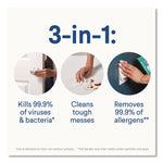 Disinfecting Wipes, On the Go Bleach Free Travel Wipes, 1-Ply, 6.53 x 2.79, Fresh Scent, White, 9/Pack, 24 Packs/Carton