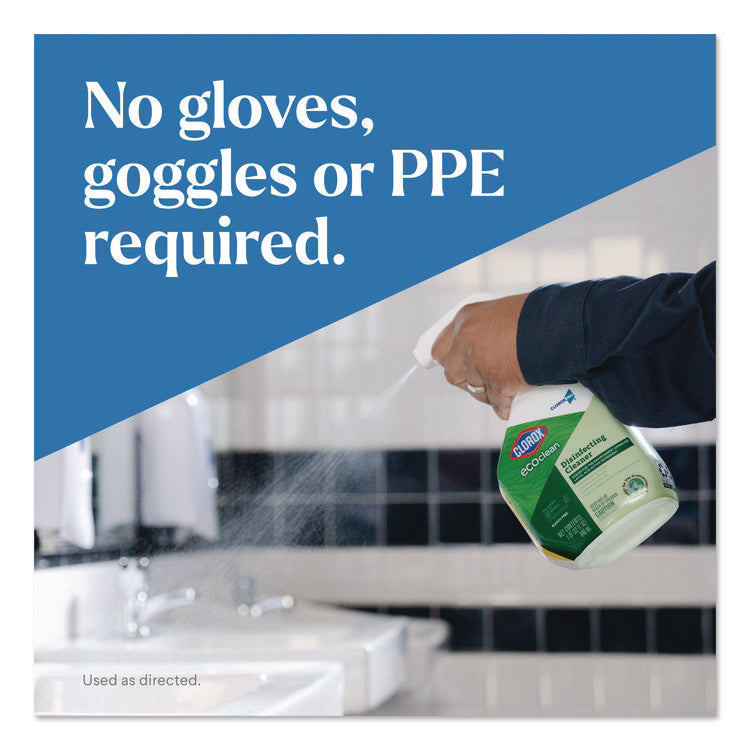 Clorox Pro EcoClean Disinfecting Cleaner, Unscented, 32 oz Spray Bottle