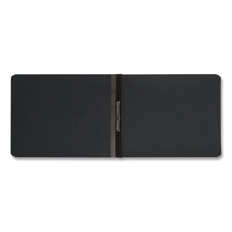 Prong Fastener Premium Pressboard Report Cover, Two-Piece Prong Fastener, 2" Capacity, 8.5 X 11, Black/black