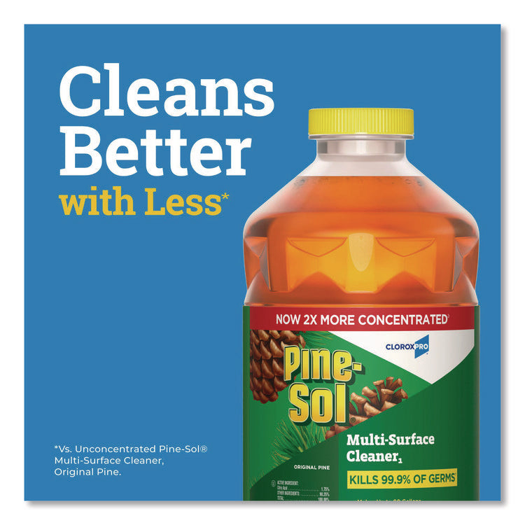 CloroxPro Multi-Surface Cleaner Disinfectant Concentrated, Original Pine, 80 oz Bottle