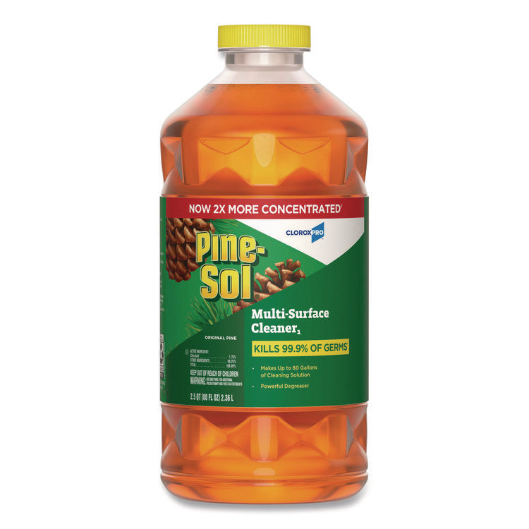CloroxPro Multi-Surface Cleaner Disinfectant Concentrated, Original Pine, 80 oz Bottle