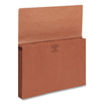 Redrope Expanding Wallets, 3.5" Expansion, 1 Section, Cloth Tie Closure, Legal Size (9.5" x 14.75"), Redrope