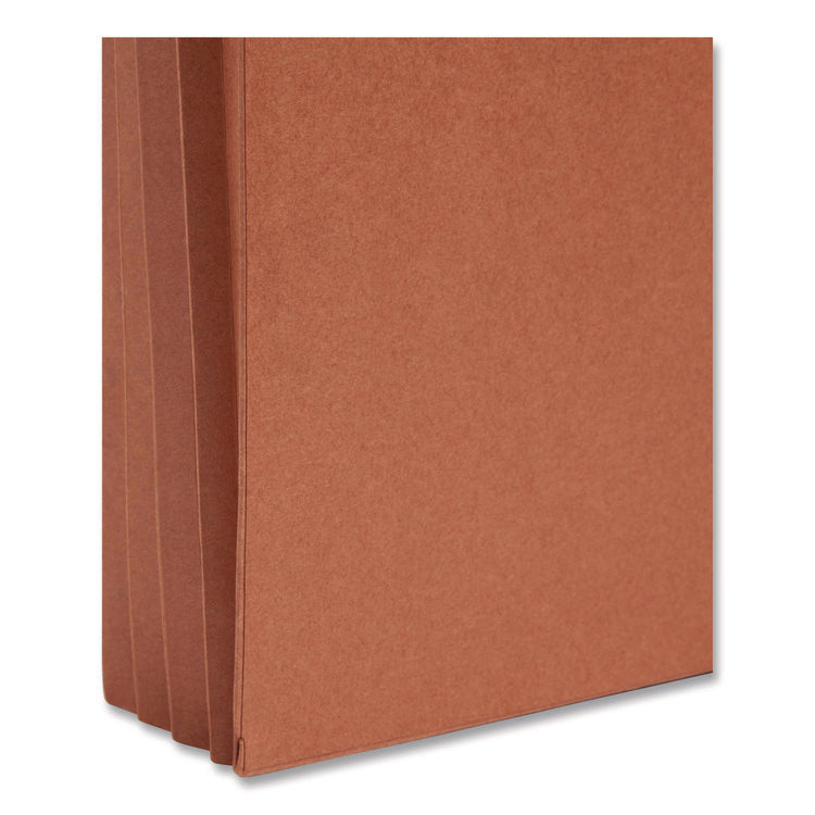 Redrope Expanding Wallets, 3.5" Expansion, 1 Section, Cloth Tie Closure, Legal Size (9.5" x 14.75"), Redrope