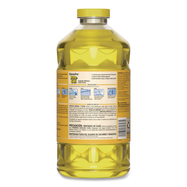CloroxPro Multi-Surface Cleaner Concentrated, Lemon Fresh Scent, 80 oz Bottle