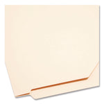 End Tab Jackets With Reinforced Tabs, Straight Tab, Legal Size, 11-Pt Manila, 100/box