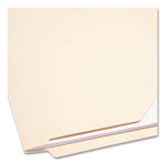 End Tab Jackets With Reinforced Tabs, Straight Tab, Legal Size, 11-Pt Manila, 100/box