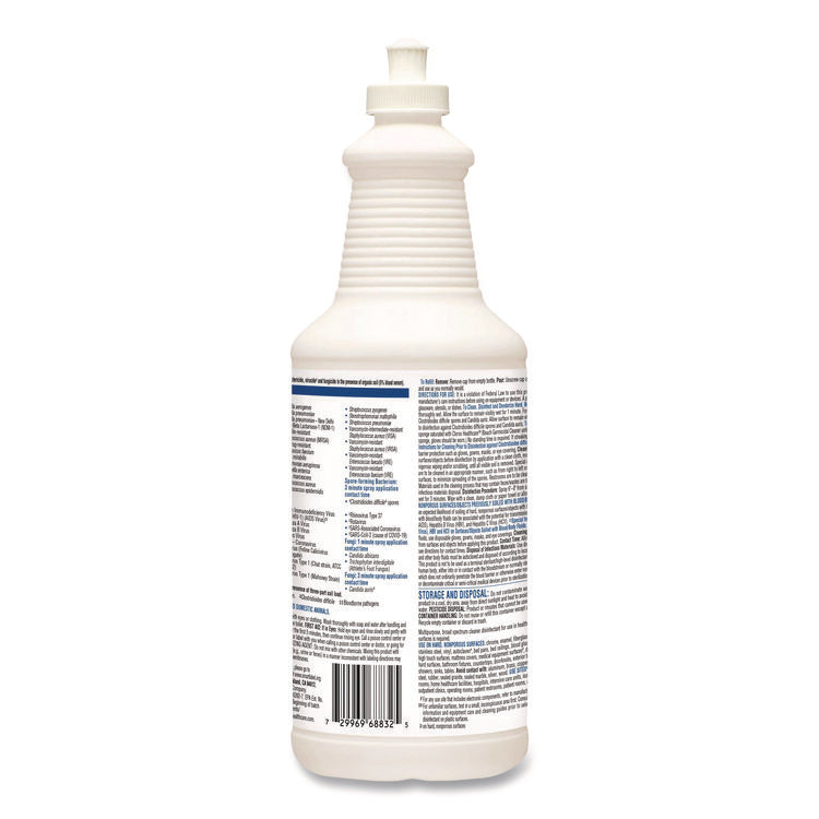 Bleach Germicidal Cleaner, 32 Oz Pull-Top Bottle, 6/carton