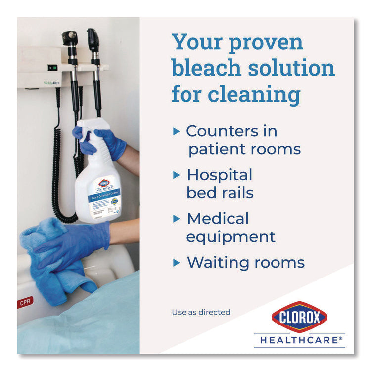 Bleach Germicidal Cleaner, 32 Oz Pull-Top Bottle, 6/carton