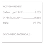 Bleach Germicidal Cleaner, 32 Oz Spray Bottle, 6/carton