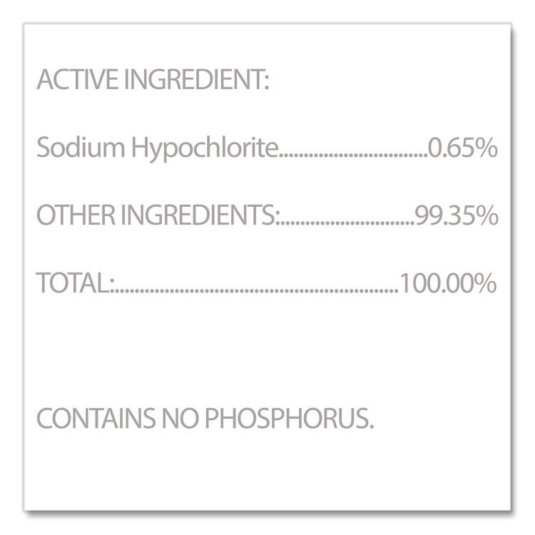 Bleach Germicidal Cleaner, 32 Oz Spray Bottle, 6/carton