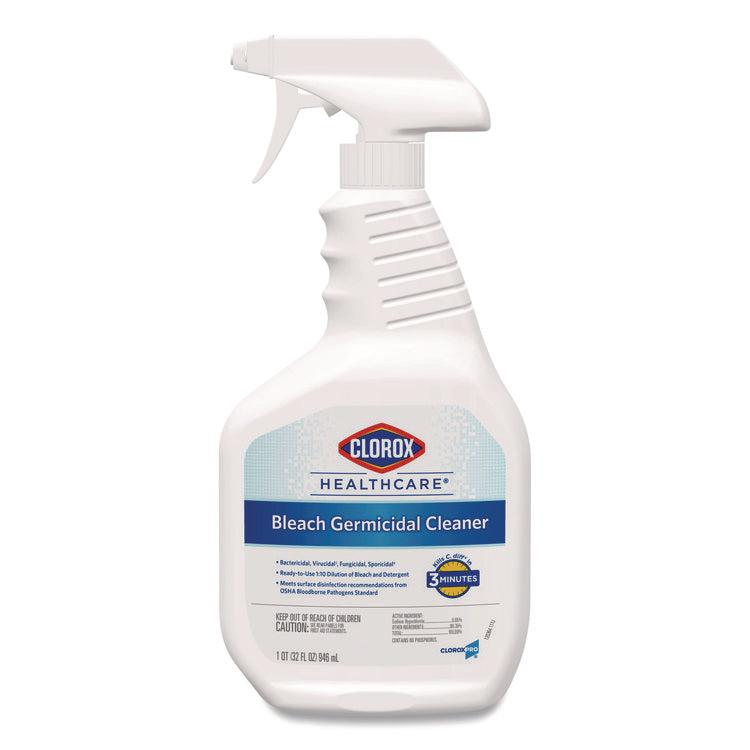 Bleach Germicidal Cleaner, 32 Oz Spray Bottle