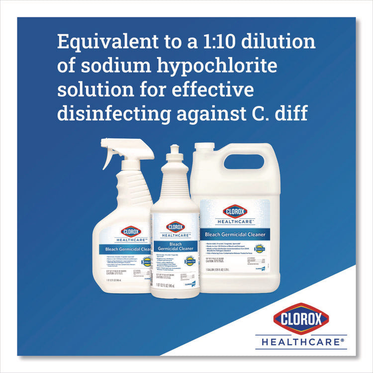 Bleach Germicidal Cleaner, 128 Oz Refill Bottle, 4/carton