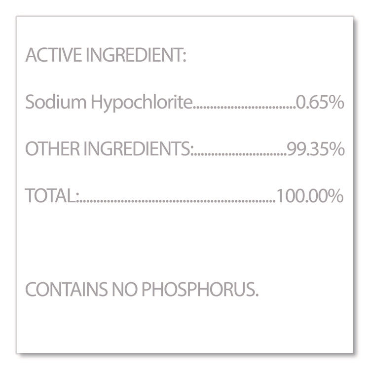 Bleach Germicidal Cleaner, 128 Oz Refill Bottle, 4/carton