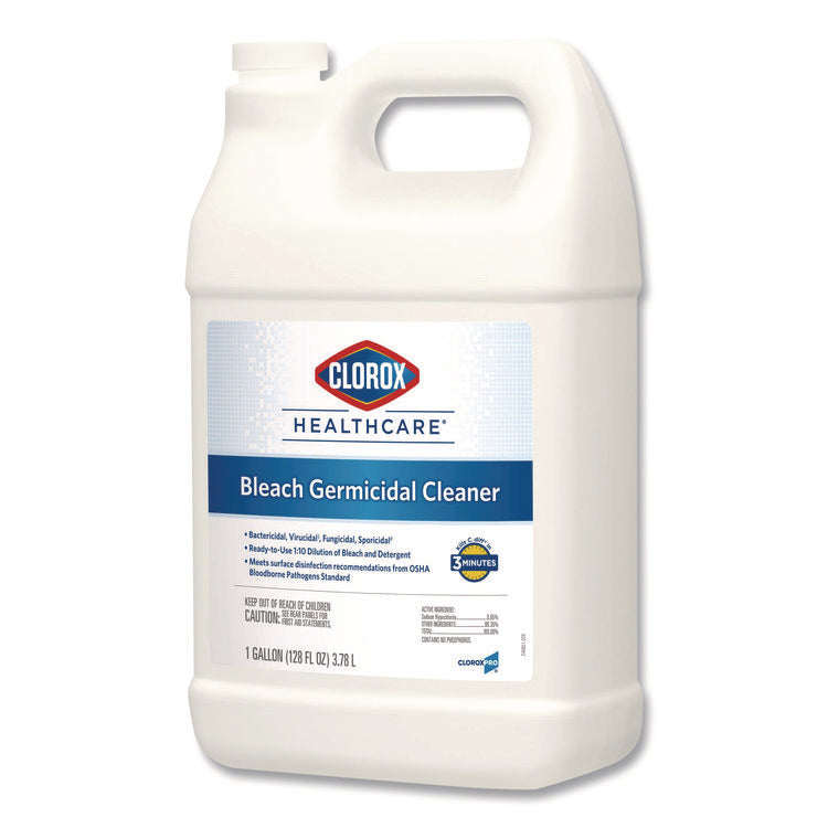 Bleach Germicidal Cleaner, 128 Oz Refill Bottle, 4/carton
