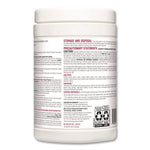 Dispatch Hospital Cleaner Disinfectant Towels w/Bleach, 1-Ply, 6.75 x 8, Unscented, White, 150/Canister, 8 Canisters/Carton