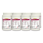 Dispatch Hospital Cleaner Disinfectant Towels w/Bleach, 1-Ply, 6.75 x 8, Unscented, White, 150/Canister, 8 Canisters/Carton