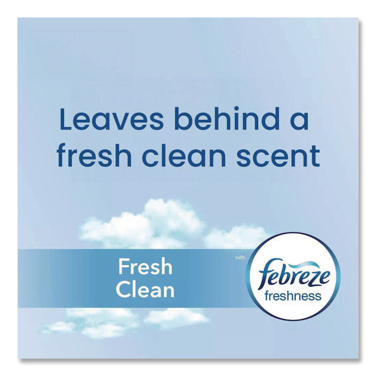 OdorShield Quick-Tie Small Trash Bags, Tie-Flap, 4 gal, Febreze Fresh Clean Scent, 8 x 18, White, 26 Bags/Box, 6 Boxes/Carton