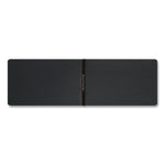 Prong Fastener Premium Pressboard Report Cover, Two-Piece Prong Fastener, 3" Capacity, 8.5 X 14, Black/black