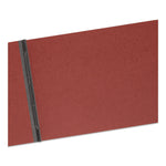 Prong Fastener Premium Pressboard Report Cover, Two-Piece Prong Fastener, 3" Capacity, 11 X 17, Red/red