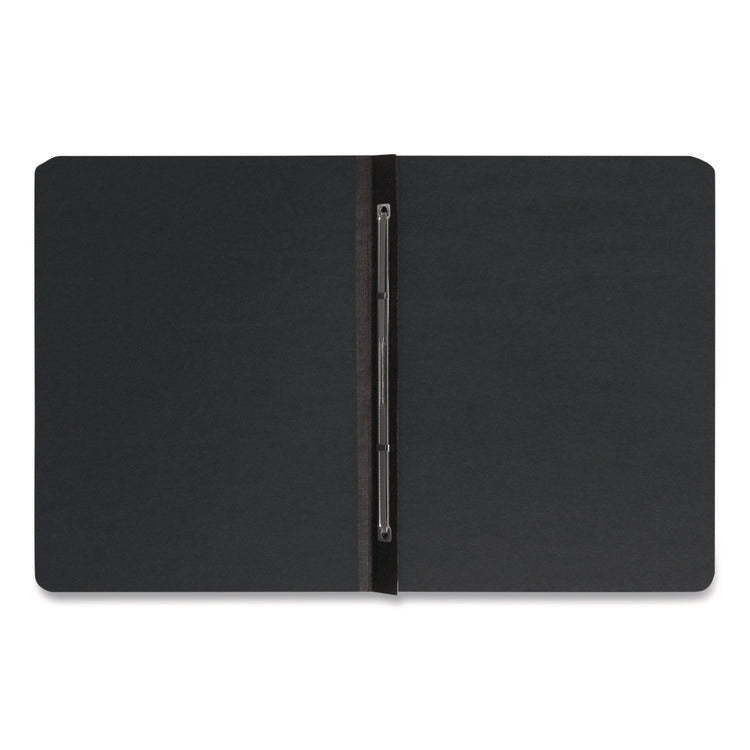 Prong Fastener Premium Pressboard Report Cover, Two-Piece Prong Fastener 3" Capacity, 8.5 X 11, Black/black