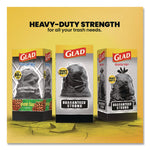 Guaranteed Strong Large Drawstring Trash Bags, Three-Ply, 30 gal, 1.05 mil, 30" x 33", Black, 90/Carton