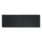 Prong Fastener Premium Pressboard Report Cover, Two-Piece Prong Fastener, 3" Capacity, 11 X 17, Black/black