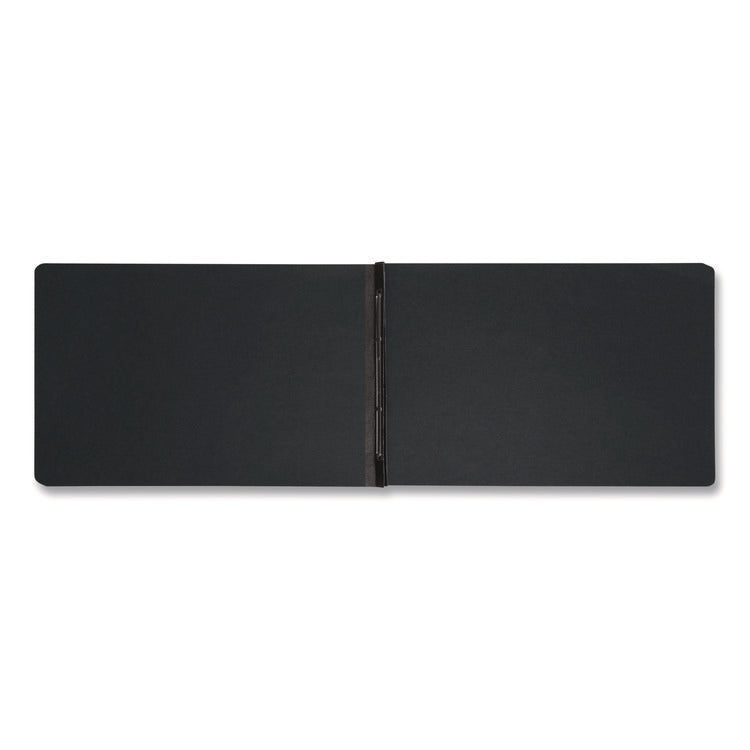 Prong Fastener Premium Pressboard Report Cover, Two-Piece Prong Fastener, 3" Capacity, 11 X 17, Black/black
