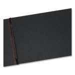 Prong Fastener Pressboard Report Cover, Two-Piece Prong Fastener, 3" Capacity, 11 X 17, Black/black