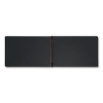 Prong Fastener Pressboard Report Cover, Two-Piece Prong Fastener, 3" Capacity, 11 X 17, Black/black