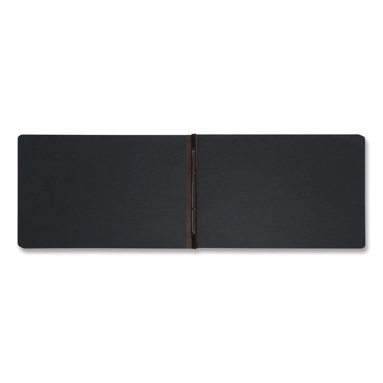 Prong Fastener Pressboard Report Cover, Two-Piece Prong Fastener, 3" Capacity, 11 X 17, Black/black