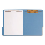 Reinforced Self-Adhesive Two-Prong Fastener Base and Compressor Sets, 2" Capacity, 2.75" Center to Center, Brown, 100/Box