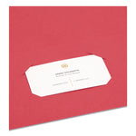 Two-Pocket Folder, Textured Paper, 100-Sheet Capacity, 11 X 8.5, Red, 25/box