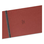 Prong Fastener Pressboard Report Cover, Two-Piece Prong Fastener, 3" Capacity, 11 X 17, Red/red