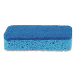 All Surface Scrubber Sponge, 2.5 X 4.5, 0.9" Thick, Dark Blue, 12/carton