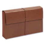 Classic Expanding Partition Wallet with Tear Resistant Gusset/Elastic Cord, 5.25" Exp, 6 Section, Legal Size, Redrope, 10/Box