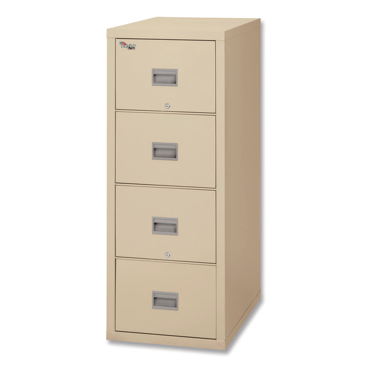 Patriot By Fireking Insulated Fire File, 1-Hour Fire Protection, 4 Legal-Size File Drawers, Parchment, 20.75 X 31.63 X 52.75